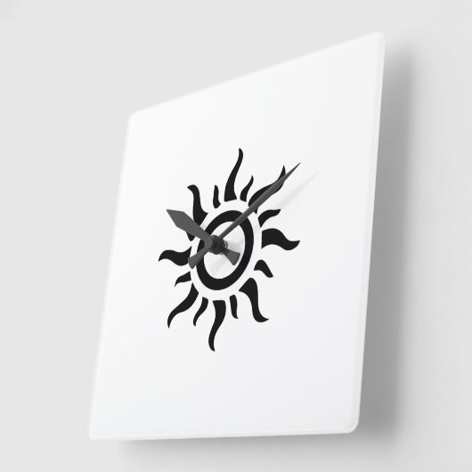 Wandklok - Zon (Hoek)