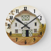 Wandklok Zonnebarnland Rustige Veldhay St (Voorkant)