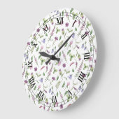 Wandklokken - Lente Zomer Wilde Bloemen (Hoek)