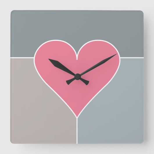 Wandklokken van het heart Patroon (Voorkant)