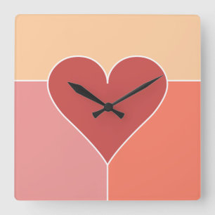 Wandklokken van het heart Patroon