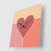 Wandklokken van het heart Patroon (Hoek)