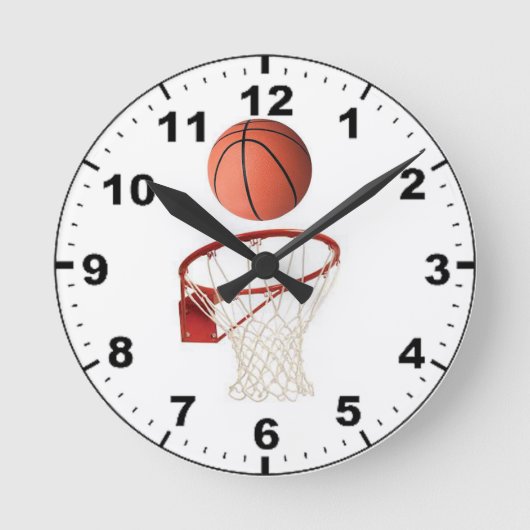 Wandklokken voor "basketbal" (Voorkant)