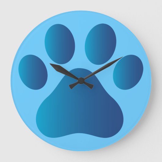 Wandklokket Kat Paw Grote Klok (Voorkant)