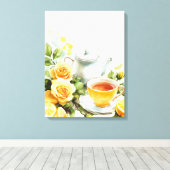 wandkunst canvas afdruk (Insitu (Houten vloer))