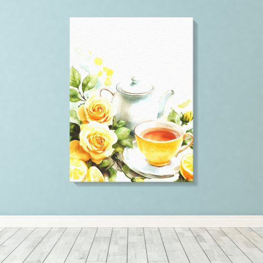 wandkunst canvas afdruk (Insitu (Houten vloer))