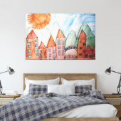 wandkunst canvas afdruk (Insitu (Slaapkamer))