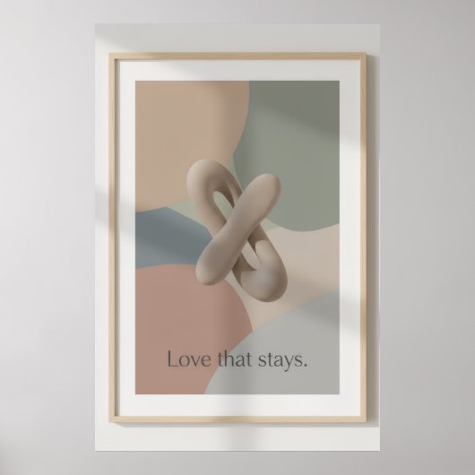 Wandkunst - Eeuwige Liefde Poster (Voorkant)