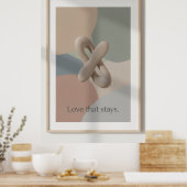 Wandkunst - Eeuwige Liefde Poster (Keuken)
