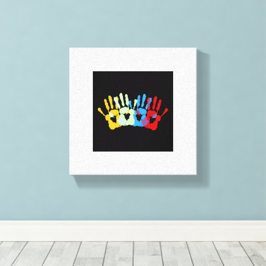 Wandkunst & inrichting > Galerij Kunst > Canvas Ar (Insitu (Houten vloer))