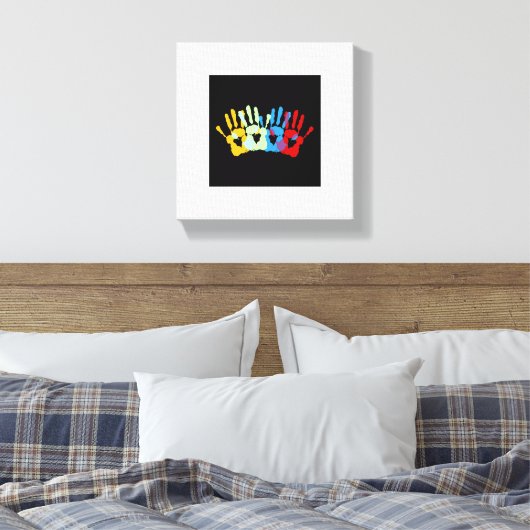 Wandkunst & inrichting > Galerij Kunst > Canvas Ar Afdruk (Insitu (Slaapkamer))