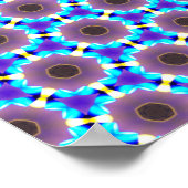 Wandkunst met draaiende hoogte optische illusie poster (Hoek)