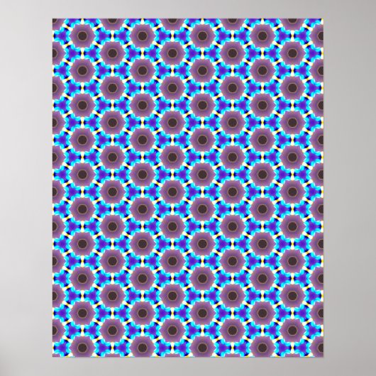 Wandkunst met draaiende hoogte optische illusie poster (Voorkant)