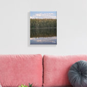 Wandkunst met reflecties canvas afdruk (Insitu (Woonkamer))