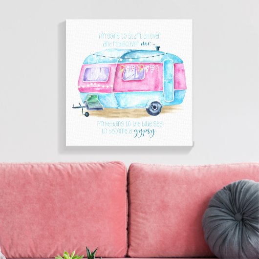  wandkunst op Camper Canvas (Insitu (Woonkamer))