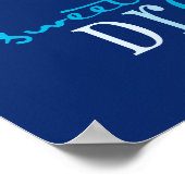 WANDKUNST :: uil - droom zachtjes 2 Poster (Hoek)