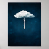 Wandkunst – Unieke wolk- en abstracte poster (Voorkant)