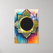 Wandkunst voor klok canvas afdruk (Voorkant)