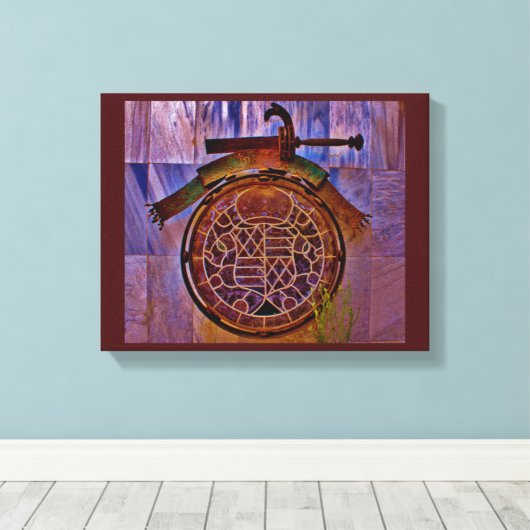 Wandkunstontwerp Canvas Afdruk (Insitu (Houten vloer))