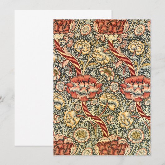 Wandle van William Morris,  Kunst voor textielkuns (Voorkant / Achterkant)