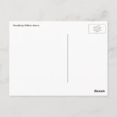 Wandle van William Morris,  Kunst voor textielkuns Briefkaart (Achterkant)