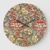 Wandle van William Morris,  Kunst voor textielkuns Grote Klok (Voorkant)