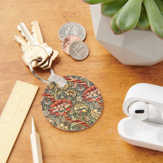 Wandle van William Morris,  Kunst voor textielkuns Sleutelhanger (Bureau)