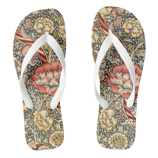 Wandle van William Morris,  Kunst voor textielkuns Teenslippers (Voetbed)