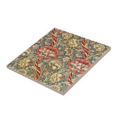 Wandle van William Morris,  Kunst voor textielkuns Tegeltje (Zijkant)