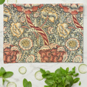 Wandle van William Morris,  Kunst voor textielkuns Theedoek (Gevouwen)