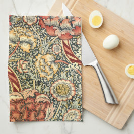 Wandle van William Morris, Vintage Textiel Fijne K Theedoek