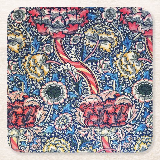 Wandle, William Morris Kartonnen Onderzetters (Voorkant)
