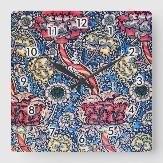 Wandle, William Morris Vierkante Klok (Voorkant)