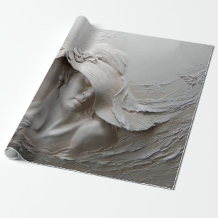 wandmuur3d-illusie 3d, achtergrond, kunst, muursch cadeaupapier