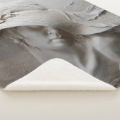 wandmuur3d-illusie 3d, achtergrond, kunst, muursch sherpa deken (3/4)