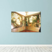 Wandpanelen, geverfd, in de Salon of Gille Canvas Afdruk (Insitu (Houten vloer))