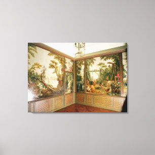 Wandpanelen, geverfd, in de Salon of Gille Canvas Afdruk