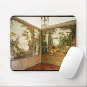 Wandpanelen, geverfd, in de Salon of Gille Muismat (Met muis)