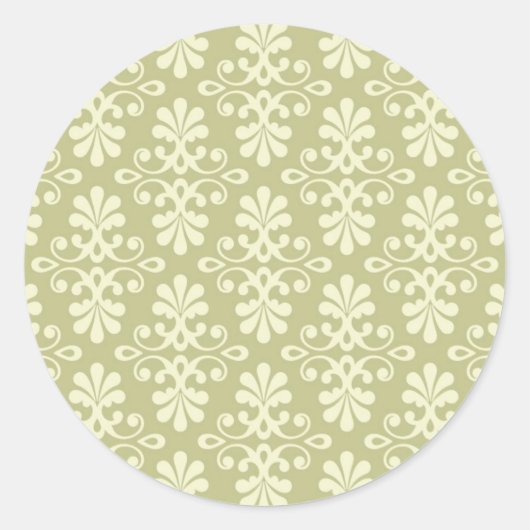 Wandpapier voor de dampvulling ronde sticker (Voorkant)