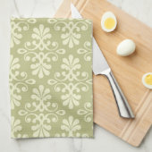 Wandpapier voor de dampvulling theedoek (Quarter Fold)