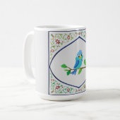  wandpatroon koffiemok (Voorkant links)