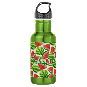 Wandpatroon RVS waterfles