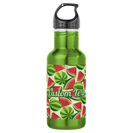 Wandpatroon RVS waterfles (Voorkant)