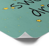 Wandposter voor kinderkamer 'Slaap lekker' Poster (Hoek)