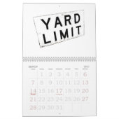 Wandrooster treinen en spoorwegen kalender (Mar 2027)