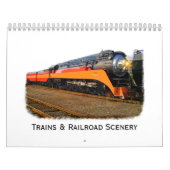 Wandrooster treinen en spoorwegen kalender (Hoes)