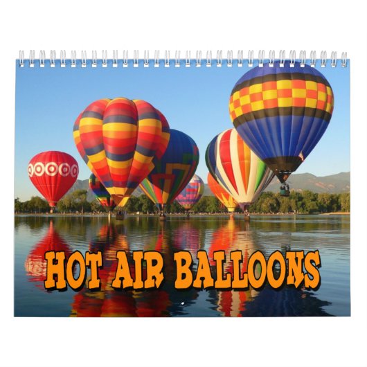 Wandrooster voor warme luchtballonnen kalender (Hoes)