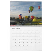 Wandrooster voor warme luchtballonnen kalender (Mar 2027)