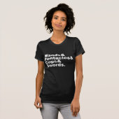 Wands & Pentacles & Cups & Swords | Kaarten van Ta T-shirt (Voorkant volledig)