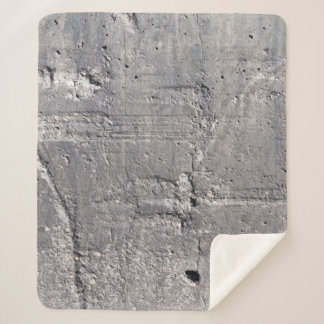 Wandscheuren tegen textuur sherpa deken